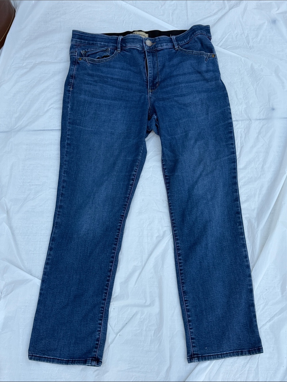 Democracy Women's Deep Blue Straight-Leg Jeans
